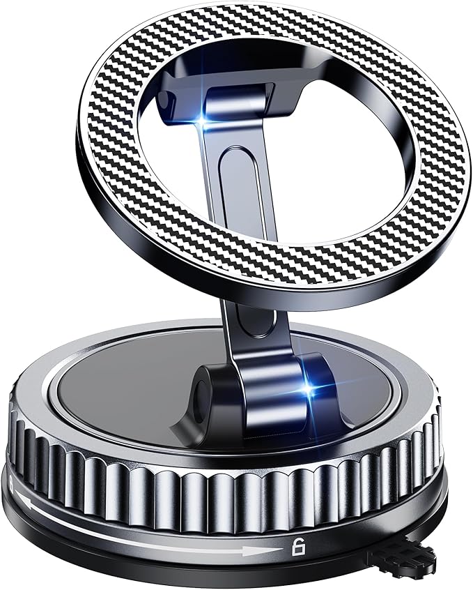 Car Phone Holder for Magsafe [2026 89+LBS Suction & 3700gf Magnetic] 360° Adjustable cell Phone Mount, Phone Holders for Your Car Dashboard & Windshield Shower & Wall Mounts for iPhone 17-12 Series
