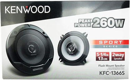 Kenwood KFC-1366S 5-1/4" 2-way Speakers
