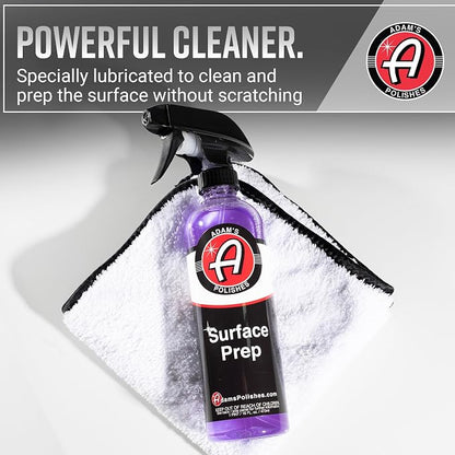 Adam's Polishes Surface Prep (4oz) - A Surface Cleanser Spray for Auto Paint Prep to Apply Any Ceramic Coating, Car Wax, or Spray Sealant | Use After Clay Bar, Car Wash & Orbital Polisher Treatment