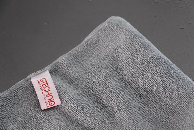 Gtechniq MF1 ZeroR Microfiber Cloth for Cars (10 Pack) | Soft Car Cleaning Cloth with Ultra Split Fibers, Machine Washable