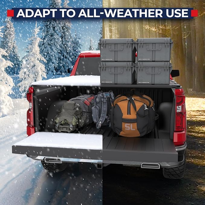 MOSTPLUS Quad 4-Fold Hard Folding Tonneau Cover Truck Bed Compatible with 2007 2008 2009 2010 2011 2012 2013 Chevy Chevrolet Silverado/GMC Sierra 1500 Fleetside - 5.8 FT Aluminum Bed (69.3 inch)