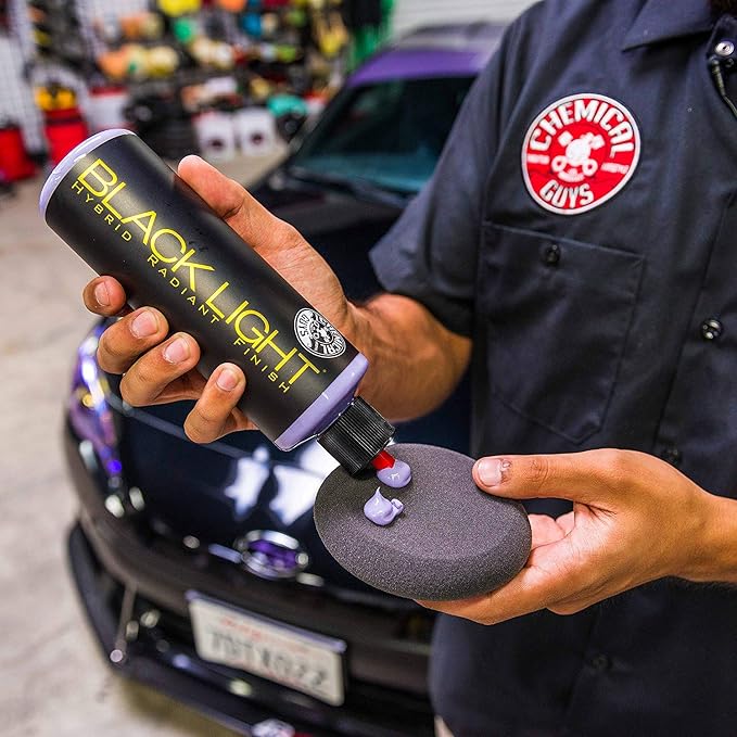 Chemical Guys Black & Dark Color Paint Maintenance Kit - Enhance Gloss, Deepen Shine, Protect Dark Finishes, Restore Depth, Minimize Swirls, Car Care Kit for Black Cars HOL_201