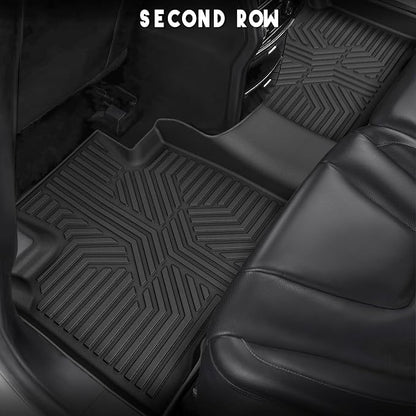 KARPAL Floor Mats for 2015-2024 2025 2026 Ford Edge, Custom Fit TPE All Weather Ford Edge Accessories 1st & 2nd Row Floor Liner & Trunk Mat