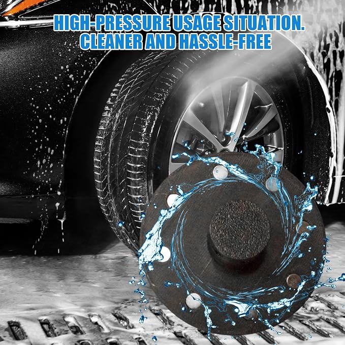 O Ring Chassis Cleaner Flusher Kit with 360° Nozzle & Quick Coupling,All-Round Undercarriage Cleaner