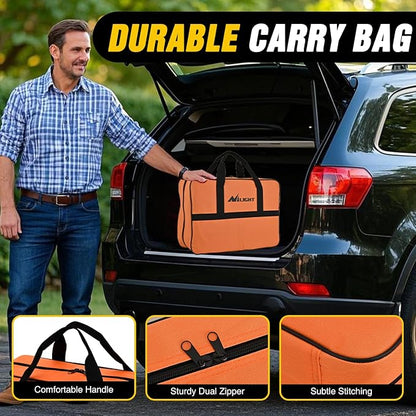 Nilight Car Emergency Kit with Jumper Cable, First Aid Kit Safety Assistance Tools for Travel Camping Outdoor Cars Truck SUV RV, Roadside Essentials with Flash Light