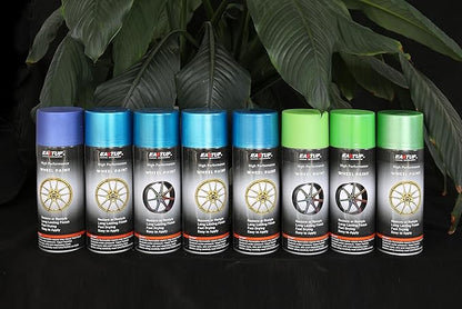Premium Metallic Silver Wheel Paint - Brilliant Finish, High Durability, Fade-resistant, Quick Drying Rim Coating