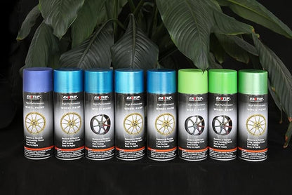EASTUP Premium Metallic Flash Dark Blue Acrylic Enamel Wheel Paint - Brilliant Finish, High Durability, Fade-resistant, Quick Drying Rim Coating Spray Paint.