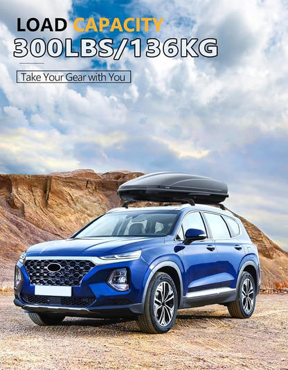 Tuyoung 300lbs Roof Rack Cross Bars Compatible with 2019-2023 Hyundai Santa Fe & Santa Fe Hybrid, Lockable Anti-Theft Aluminum Roof Rail Crossbars Luggage Carrier Kayak Bike Cargo Accessories