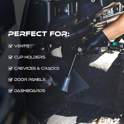 The Rag Company - The Ultra Air Blaster (Version 2) – Lift and Blast Dirt and Debris Away for Interior Detailing; Durable and Ergonomic Metal Design; Trigger Operated