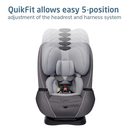 Maxi-Cosi Pria Max 3-in-1 Convertible Car Seat, Infant to Toddler Car Seat, ClipQuick Magnetic Chest Clip, Quick-Install Latch, Machine-Washable Cover, 5-100 lbs, Escargot