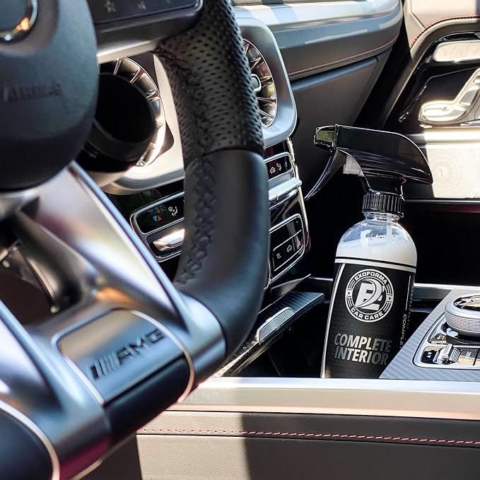 ExoForma Complete Interior - Multipurpose Car Interior Cleaner & Protectant From UV - Car Cleaning Supplies - Matte Finish & Fresh Linen Scent, 16 oz