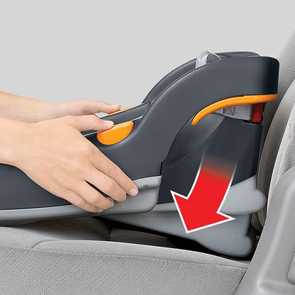 Chicco KeyFit 30 Infant Car Seat and Base, Rear-Facing Seat for Infants 4-30 lbs., Infant Head and Body Support, Compatible with Chicco Strollers, Baby Travel Gear | Calla/Grey