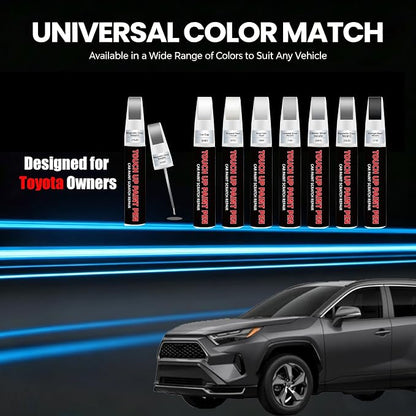 Magnetic Gray Metallic(1G3) Car Touch Up Paint for Toyota 2-in-1 Car Scratch Repair Pen with Fine Tip&Brush, DIY Color-Code Matched Auto Paint for Rock Chips Door Scratches Paint Nicks Bumper Marks