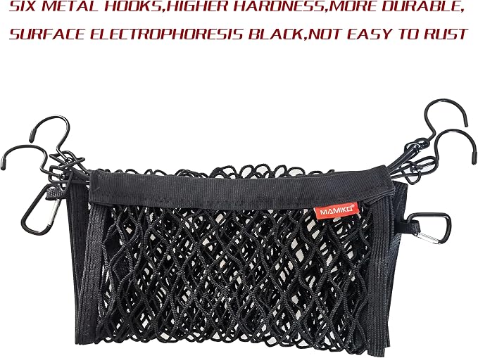 Cargo Net for Utility Folding Wagon, Stroller Wagon, Folding Trolley Cart, Beach Cart Extra Storage Space Large Storage Capacity Net Wagon