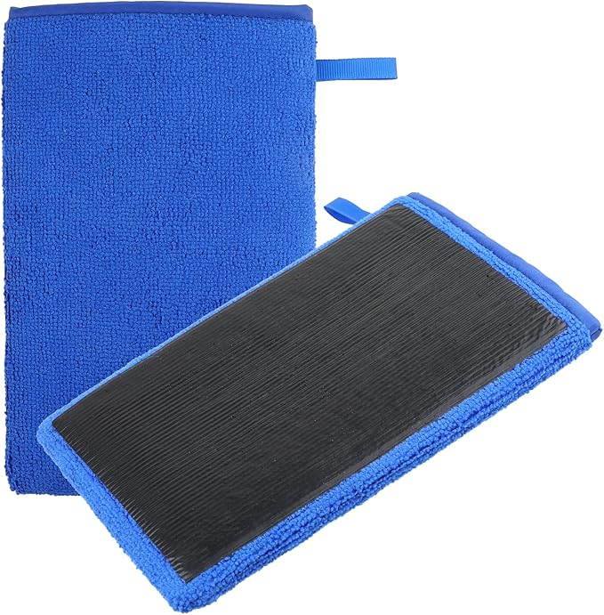 Giantree Clay Mitt - Auto Detailing Microfiber Clay Bar, Medium Grade, Blue