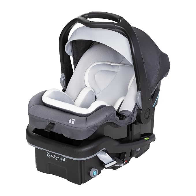 Baby Trend Secure-Lift 35 Infant Car Seat and EZ-LiftTM 35 Plus Infant Car Seat Base Bundle, Dash Grey and Black
