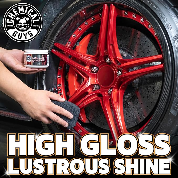 Chemical Guys WAC315 Wheel Guard and Rim Wax, Safe for Cars, Trucks, SUVs, Motorcycles, RVs & More, 8 fl oz