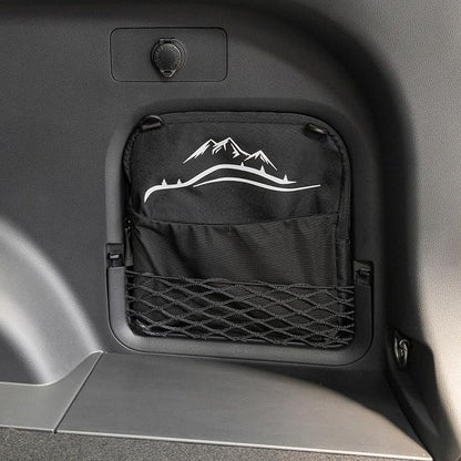 Trunk Organizer Multifunction Backpack, Upgrade Design Trunk Cubby Storage bag, Cargo Side Pocket Backseat Organizer For Toyota RAV4 accessories 2019-2025, Shopping, Camping Black, 1 pc