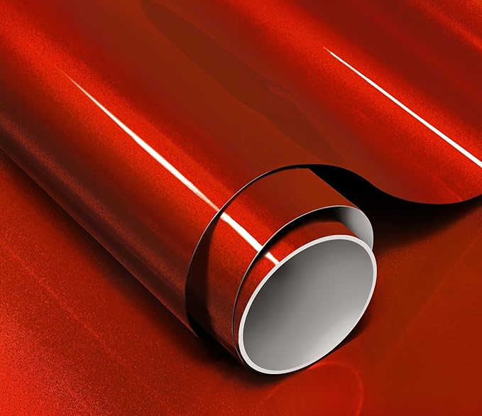 ColorFusion PPF by VViViD, Gloss Sinister Red Dry Apply PPF Vinyl Car Wrap Roll 60ft x 5ft