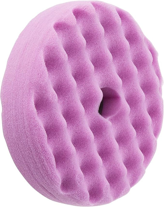 3M Perfect It 1 Step Foam Finishing Pad, 33034, Quick Connect, Surface Buffing, Collision Repair, High Gloss Polish, 6 in