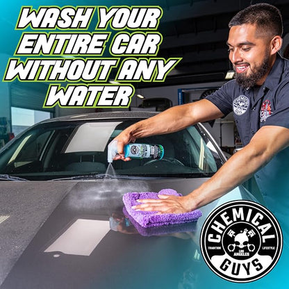 Chemical Guys Swift Wipe Sprayable Waterless Car Wash Spray - Spray and Wipe to Safely Clean and Shine Cars, Trucks, Motorcycles, RV & More, High Lubrication Formula, 128 oz
