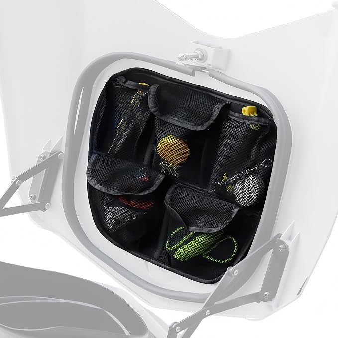 Front Trunk Lid Organizer Frunk Tool Bag for Can Am Spyder F3 F3-L F3-S F3-T 2015+ Models Accessories - Removable, 5 Mesh Pockets Storage Organizer(Black Style)