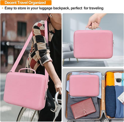 Elonbo Carrying Case for Halo Bolt Ultimate 2.0/3.0 Portable Car Battery Jump Starter/Halo Bolt 55500 mwh/Air 58830/ Air + 55500/58830/ 44400/57720 Emergency Power Kit Holder, Pink