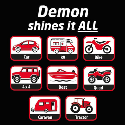 CarPlan Demon Glass 34 fl Oz (1L) - Active Glass Cleaner