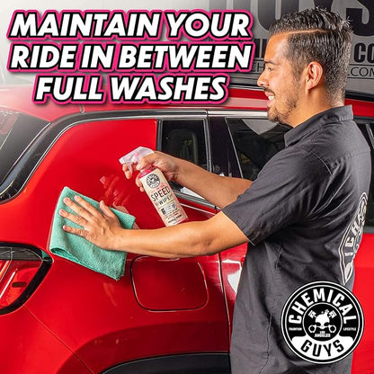Chemical Guys Speed Wipe Quick Detailer, Safe for Cars, Trucks, SUVs, Motorcycles, RVs & More, Extra Large 32 fl oz, Cherry Scent