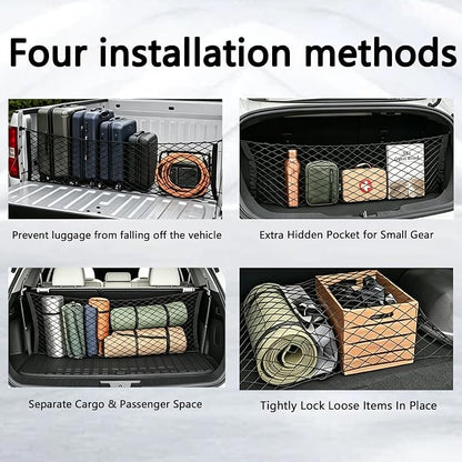Truck Bed Cargo Net, Storage Elastic Mesh Net（43.3 * 15.7In）