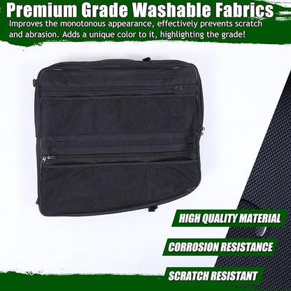 Roof Storage Bags Compatible with Hummer EV Accessories 2022-2026 SUV/SUT Overhead Storage Bag Organizer Cargo with Hardtop Suction Fixing Waterproof Can Foldable Sunshade