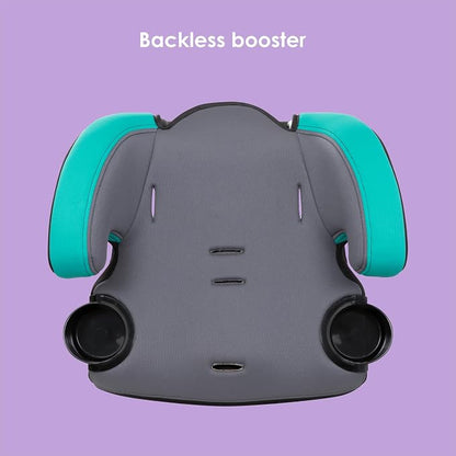Baby Trend Hybrid SI 3-in-1 Combination Booster Seat, Hoboken Teal – Side-Impact Protection, 3-Stage Growth Design, Adjustable Headrest, Cushioned Comfort