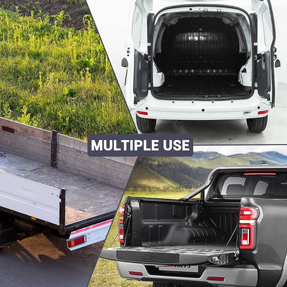 Tailgate Net with Adjustable Buckle Straps, 54"x17.7" Tailgate Cargo Net for Truck Bed, Perfect for Jeep, Pickup, Truck, Chevrolet, Ford (Black)
