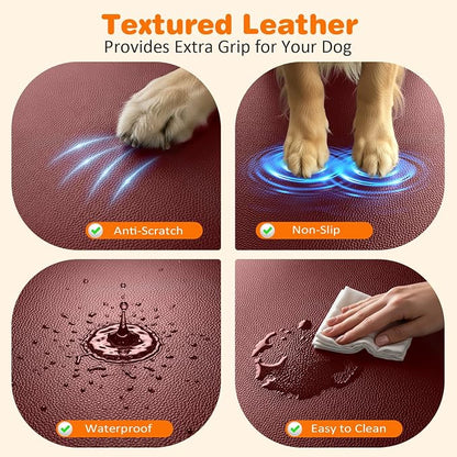 URPOWER Dog Car Seat Cover for Pets 100% Waterproof Seat Cover Hammock 600D Heavy Duty Scratch Proof Nonslip Durable Soft Back Seat Covers for Cars Trucks and SUVs