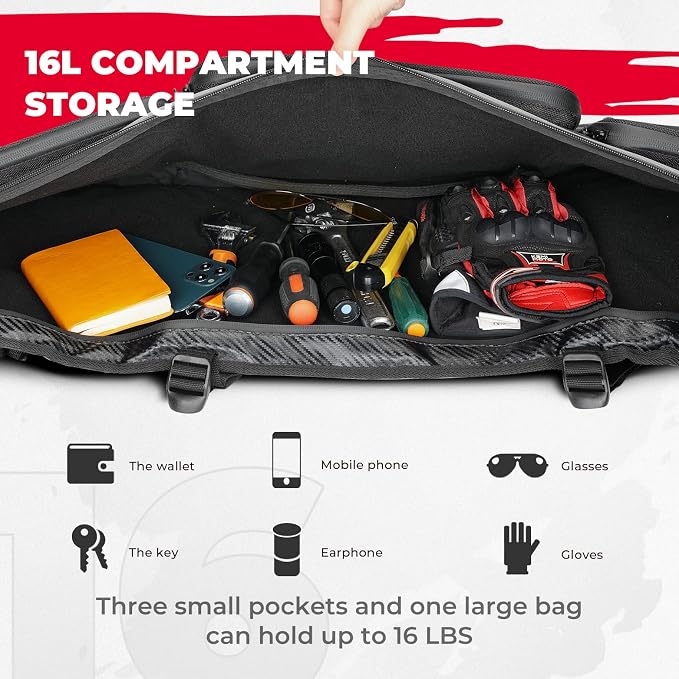 KEMIMOTO Storage Bag Overhead Roof Bag 1680D Storage Compatible with 2022-2024 CFMOTO ZForce 950 H.O /950 H.O.E.X. /2020-2022 ZForce 950 Sport