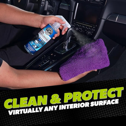 Chemical Guys Car Wash And Interior Detailing Kit With Storage Bag Car Wash Soap, Wheel Cleaner, Interior Spray, Microfiber Towels And Wash Mitt