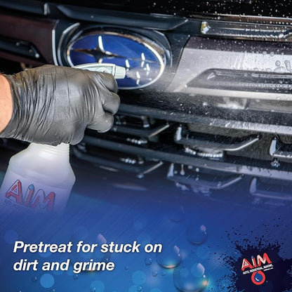AIM Chemicals Brake Away Non-Acid Wheel & Tire Cleaner - Heavy Duty Degreaser & Engine Cleaner - Removes Brake Dust, Grease, Grime, Aluminum Brighteners - Ideal for Cars, Boats, RVs & Equipment, 5 Gal