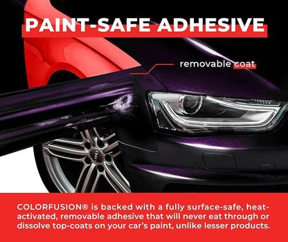 ColorFusion PPF by VViViD, Gloss Cosmic Purple Dry Apply PPF Vinyl Car Wrap Roll 1ft x 5ft
