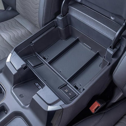 PIMCAR Full Center Console Organizer for 2022-2026 Refreshed Chevy Silverado/GMC Sierra 1500, 2024-2026 Silverado/Sierra 2500HD 3500HD (Full Console w/Bucket Seats ONLY)