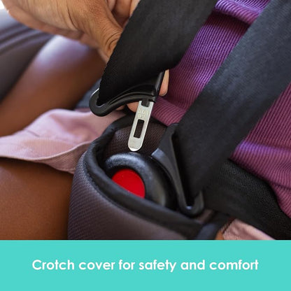 Baby Trend Hybrid SI 3-in-1 Combination Booster Seat, Hoboken Black – Side-Impact Protection, 3-Stage Growth Design, Adjustable Headrest, Cushioned Comfort