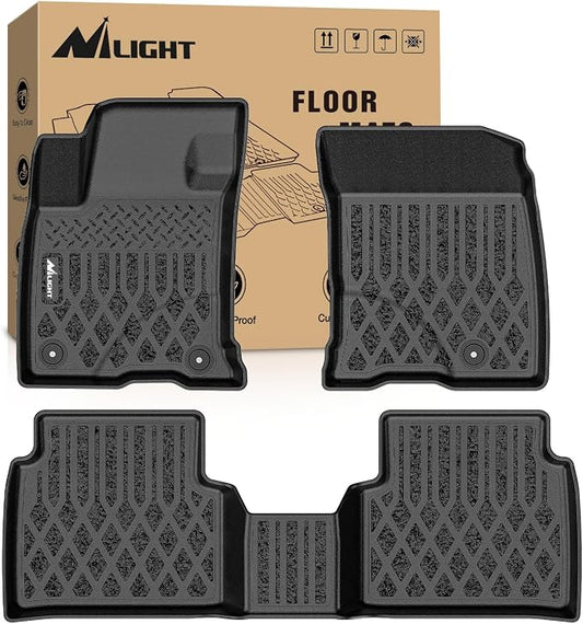Nilight TPE Floor Mats for Lincoln Corsair (Gas Model) 2020 2021 2022 2023 2024 2025 All Weather Custom Fit Heavy Duty Floor Liners
