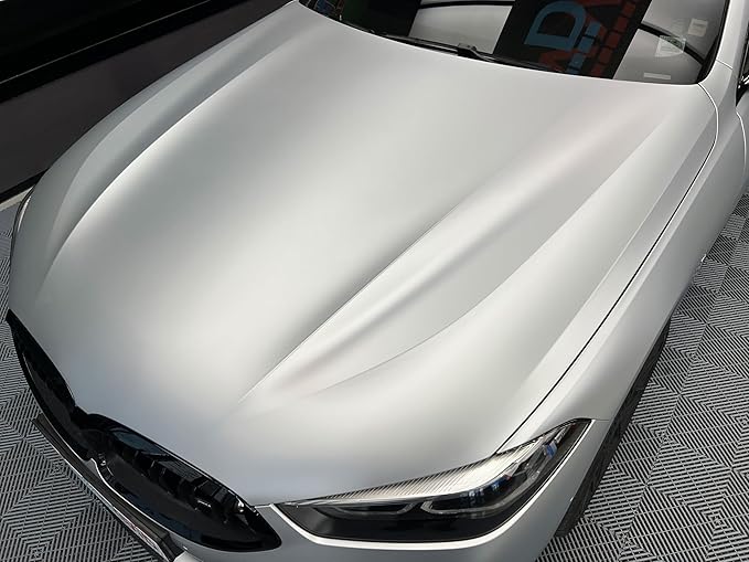 ColorFusion PPF by VViViD, Matte Stealth Chrome Silver Dry Apply PPF Vinyl Car Wrap Roll 60ft x 5ft
