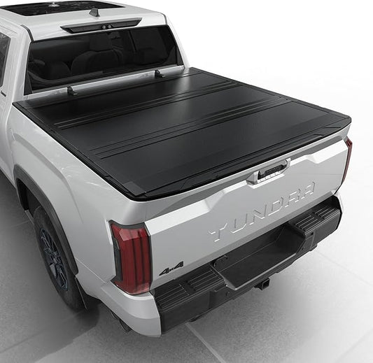 Toptiny Low Profile Flip Up Truck Bed Tonneau Cover Fits 2022-2026 Toyota Tundra 6'6" Bed (78.7")