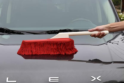 The Original California Car Duster Detailing Kit with Plastic Handle, Model Number: 62445 , Red