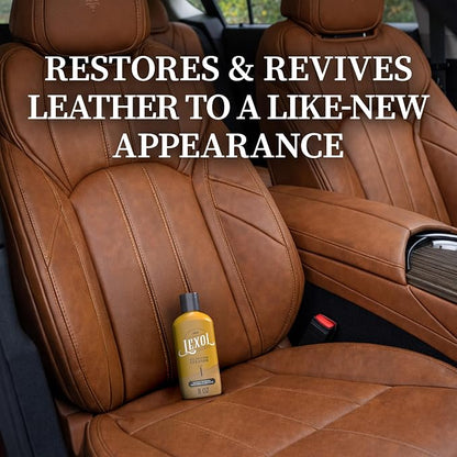 Lexol All Leather Cleaner 16.9 oz – Deep Cleaning formula for car interior, couches, furniture, shoes, boots, purses, jackets, gloves, saddles and motorcycle gear