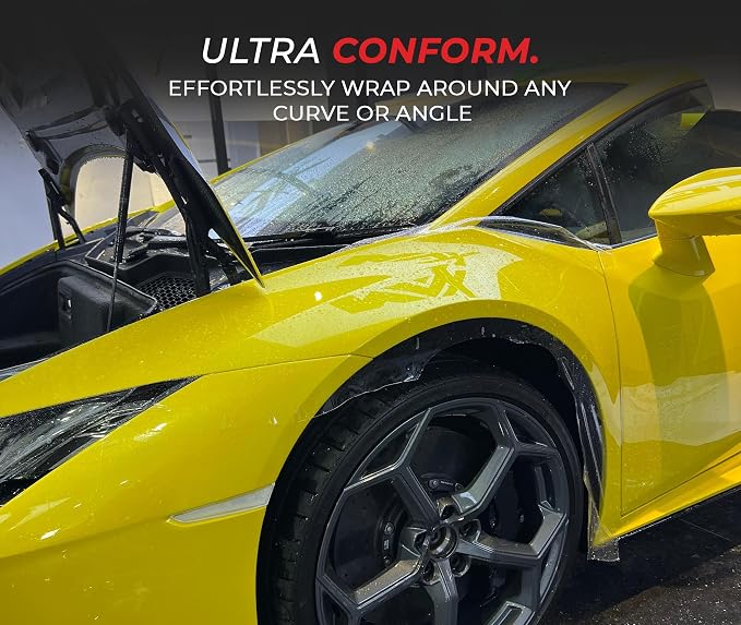 VViViD Barricade Premium 8 Year Clear Paint Protection Film TPU (Clear Gloss, 24" x 60")