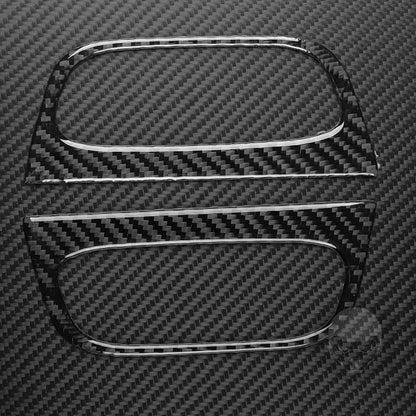 NVCNX Real Premium Carbon Fiber for Toyota 2nd Gen Tacoma Accessories 2005-2015 2006 2007 2008 2009 2010 2011 2012 2013 2014 Car Door Inner Rear Grab Handle Cover Interior Trim Sticker Decal 2PCs