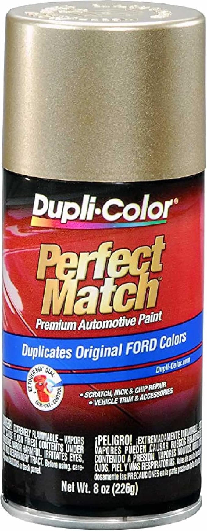 Dupli-Color Perfect Match Premium Automotive Paint, Harvest Gold, 8 oz