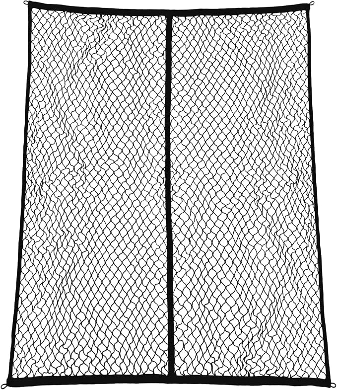 BestEvMod Cargo Mesh Net for Pickup Truck Bed Fit for Tesla Cybertruck 2026 2025 2024 Accessories Mesh Extra Strong Hook Stretchable Trunk Organizer Cargo Net (Whole Bed, Reinforced POM Hooks)