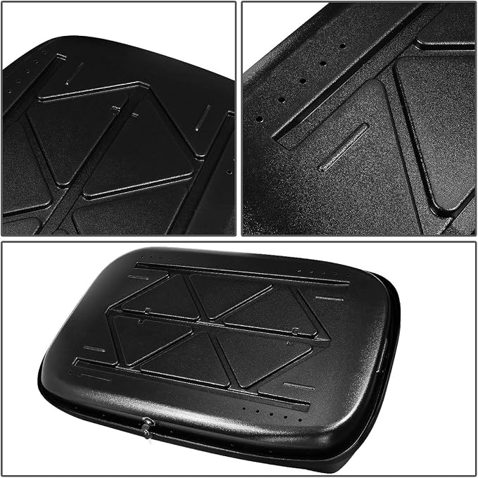 Heavy Duty Rooftop Cargo Carrier ABS Lockable Car Roof Rack Cargo Carrier, Capacity 110 LBS, 53 X 34 X 15 Inches, Black